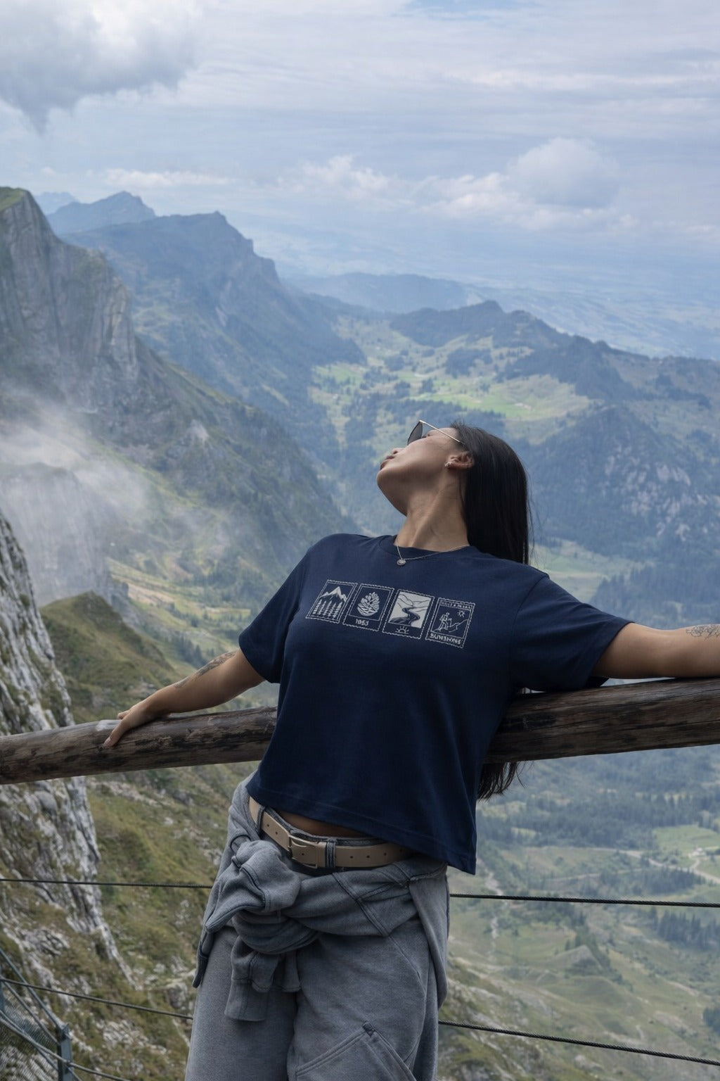 Mountain Calling Terry Oversized T-Shirts – (Unisex Cotton)