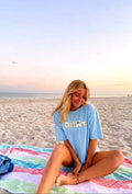 Golden Hour Beach T-Shirts – Light Summer Graphic Tees (Unisex Cotton)